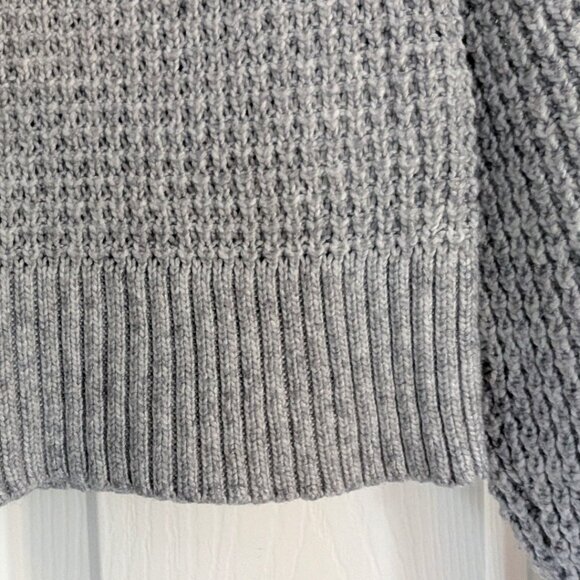 American Eagle Dreamspun mock neck sweater grey size XS/small - Picture 4 of 16
